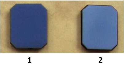 Alternativ ljusblå agat i skikt